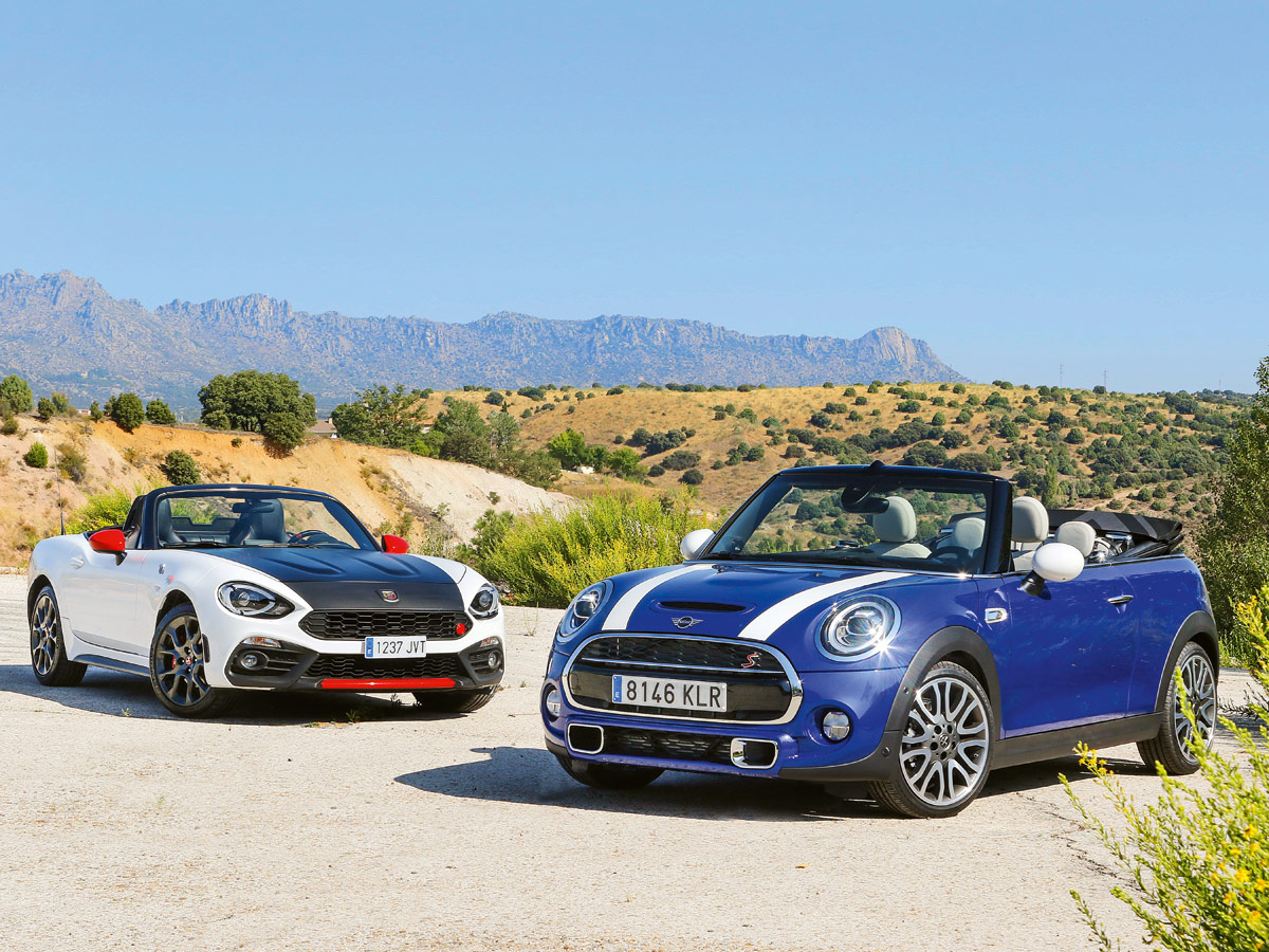 Comparativa Abarth 124 Spider vs MINI Cooper S Cabrio