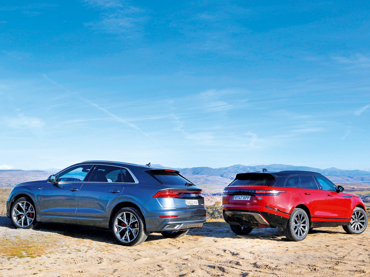 Comparativa Audi Q8 vs Range Rover Velar