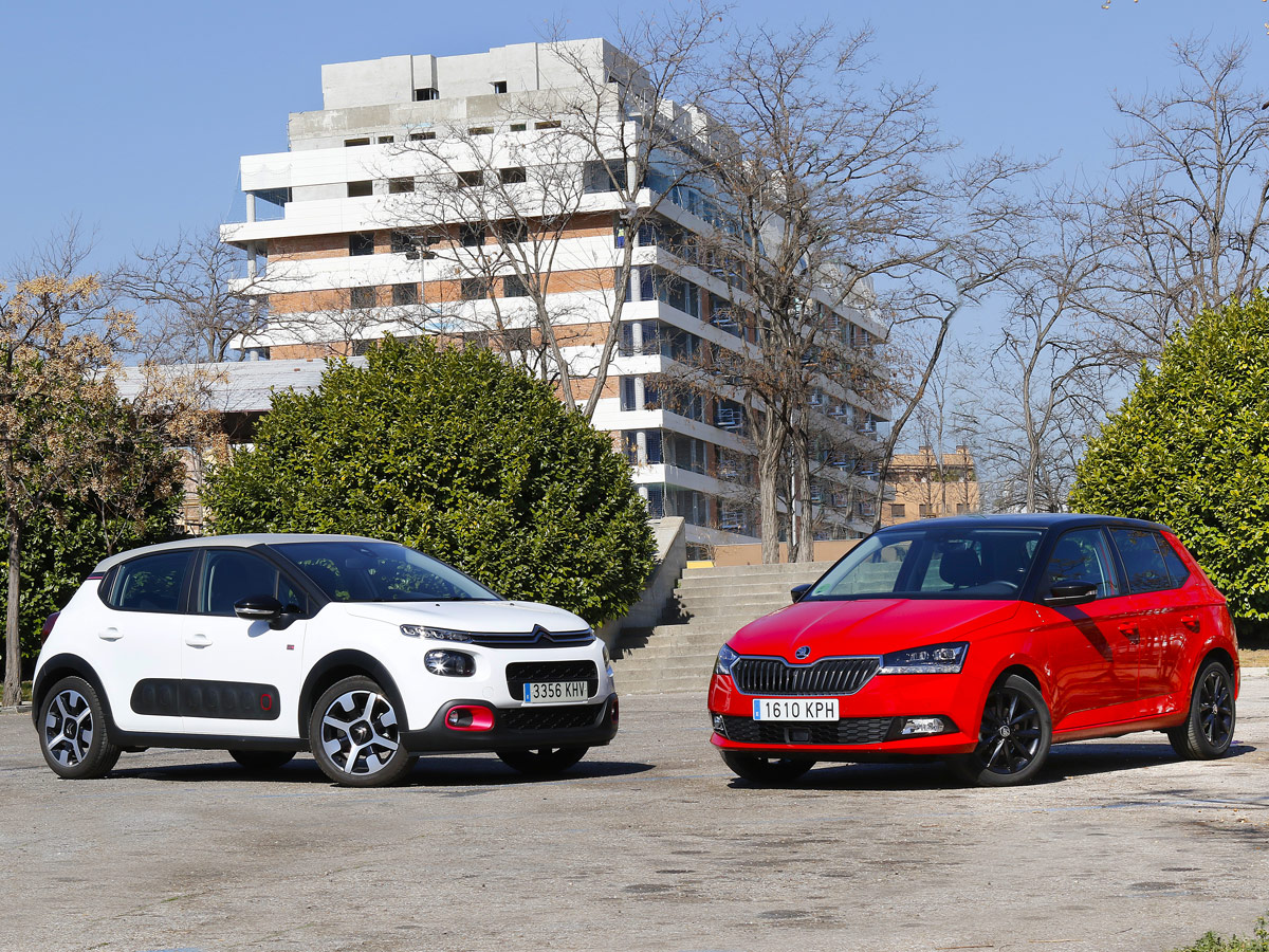 Comparativa Citroën C3 vs Skoda Fabia