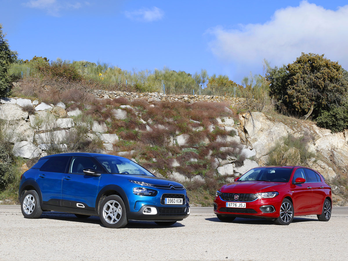 Comparativa Fiat Tipo vs Citroën C4 Cactus 2019