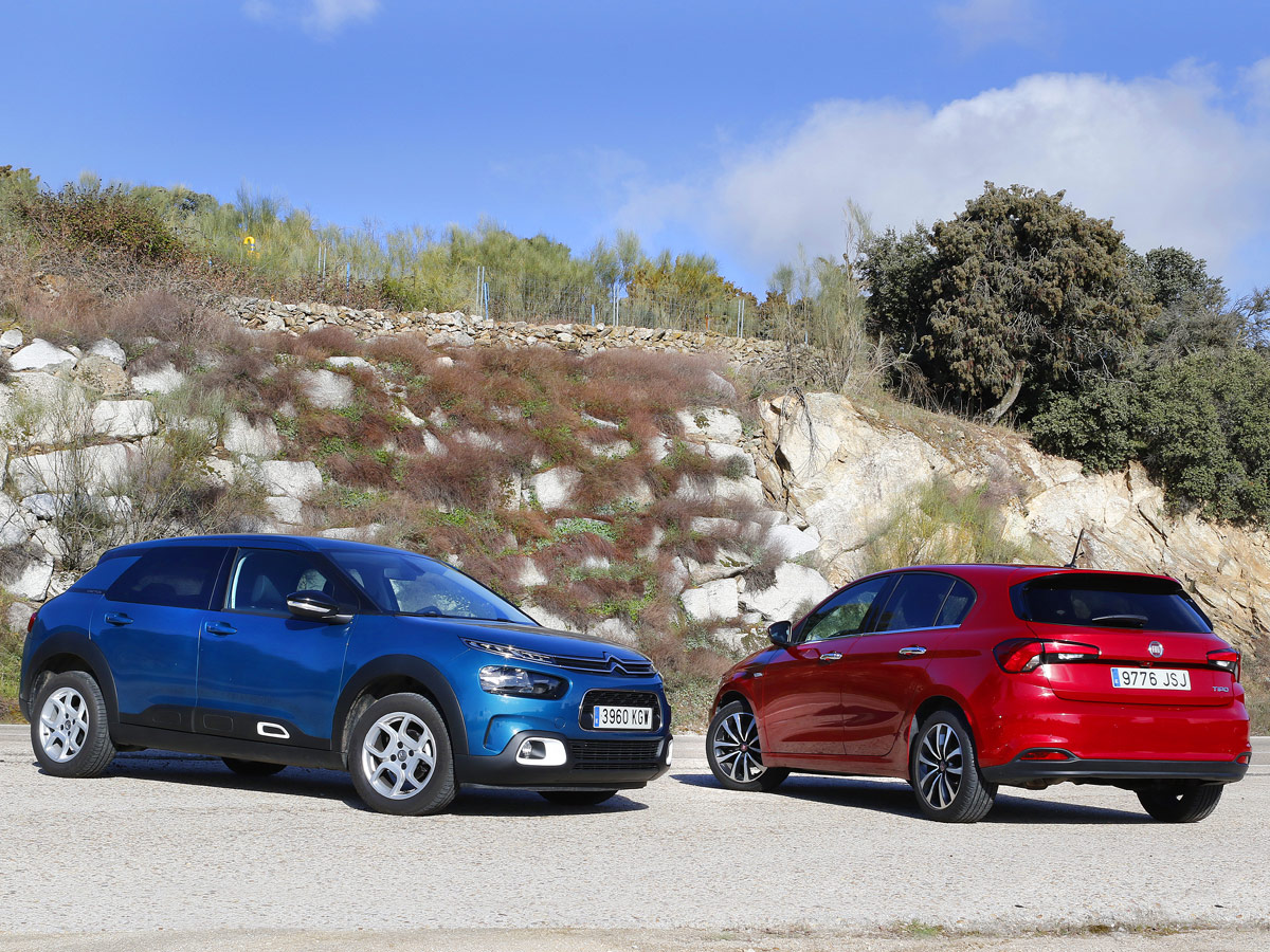 Comparativa Fiat Tipo vs Citroën C4 Cactus 2019