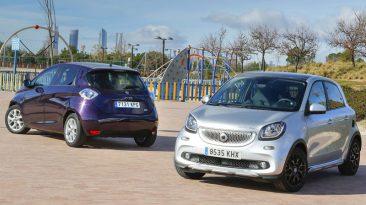Comparativa Renault ZOE vs smart forfour