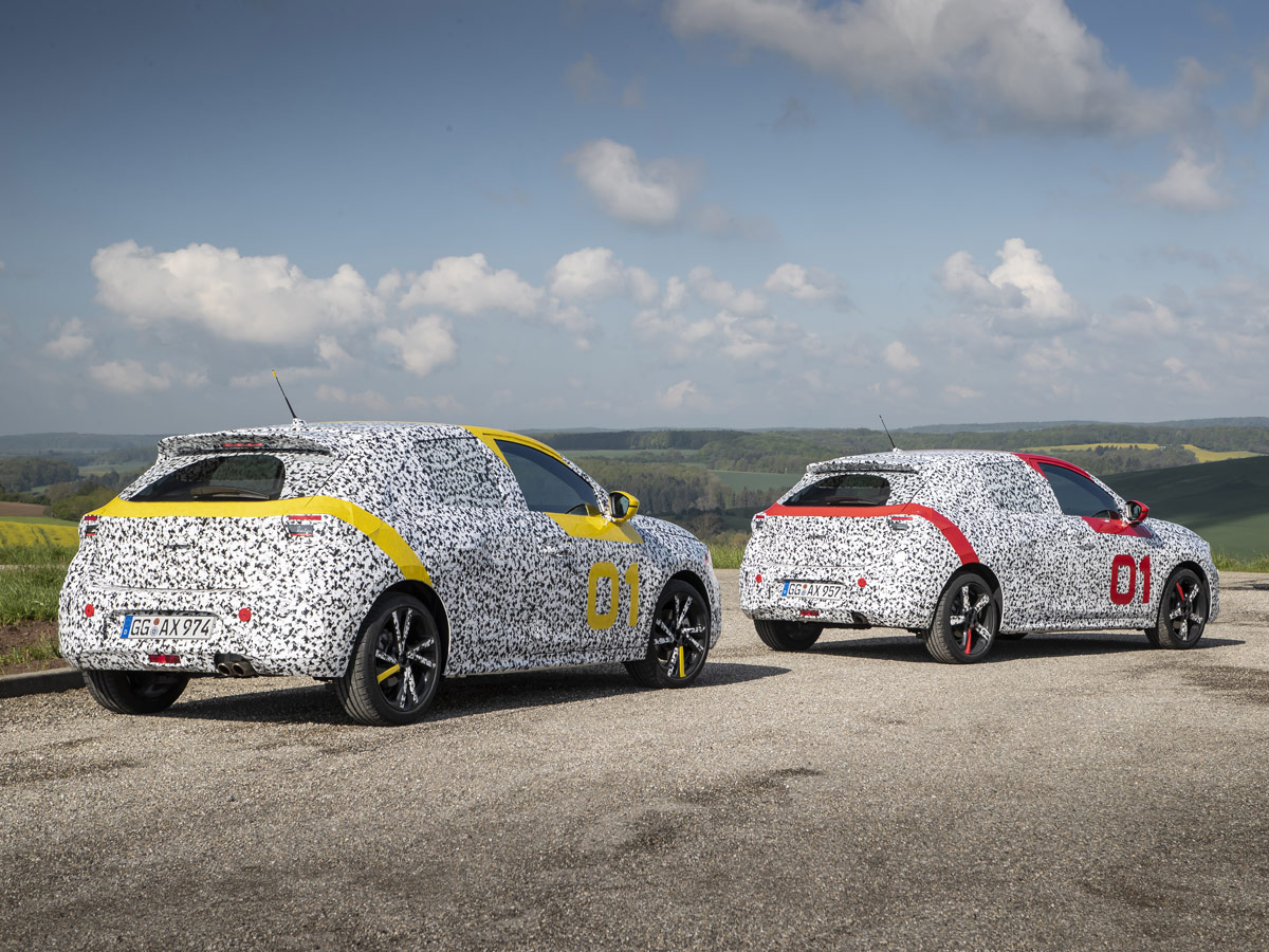Prueba Opel Corsa 2020 fase desarrollo