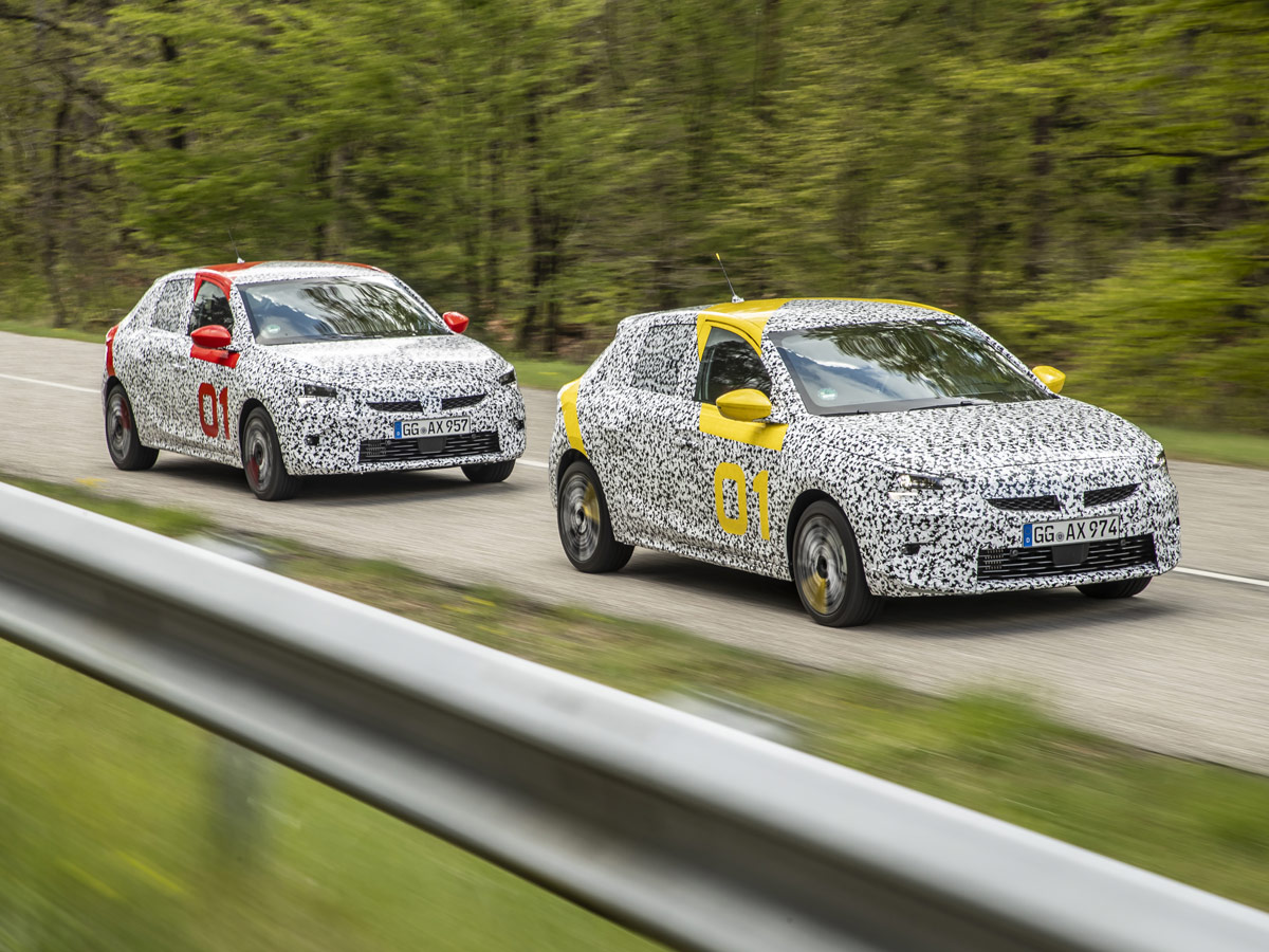 Prueba Opel Corsa 2020 fase desarrollo
