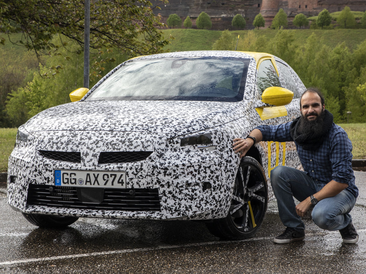 Prueba Opel Corsa 2020 fase desarrollo