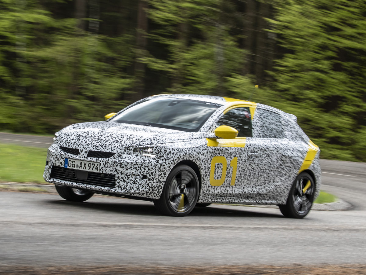 Prueba Opel Corsa 2020 fase desarrollo
