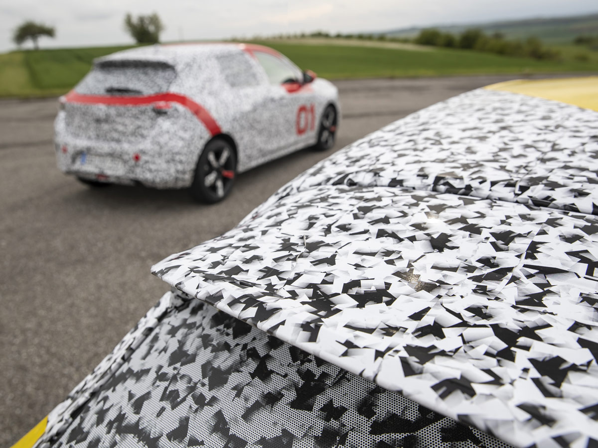 Prueba Opel Corsa 2020 fase desarrollo