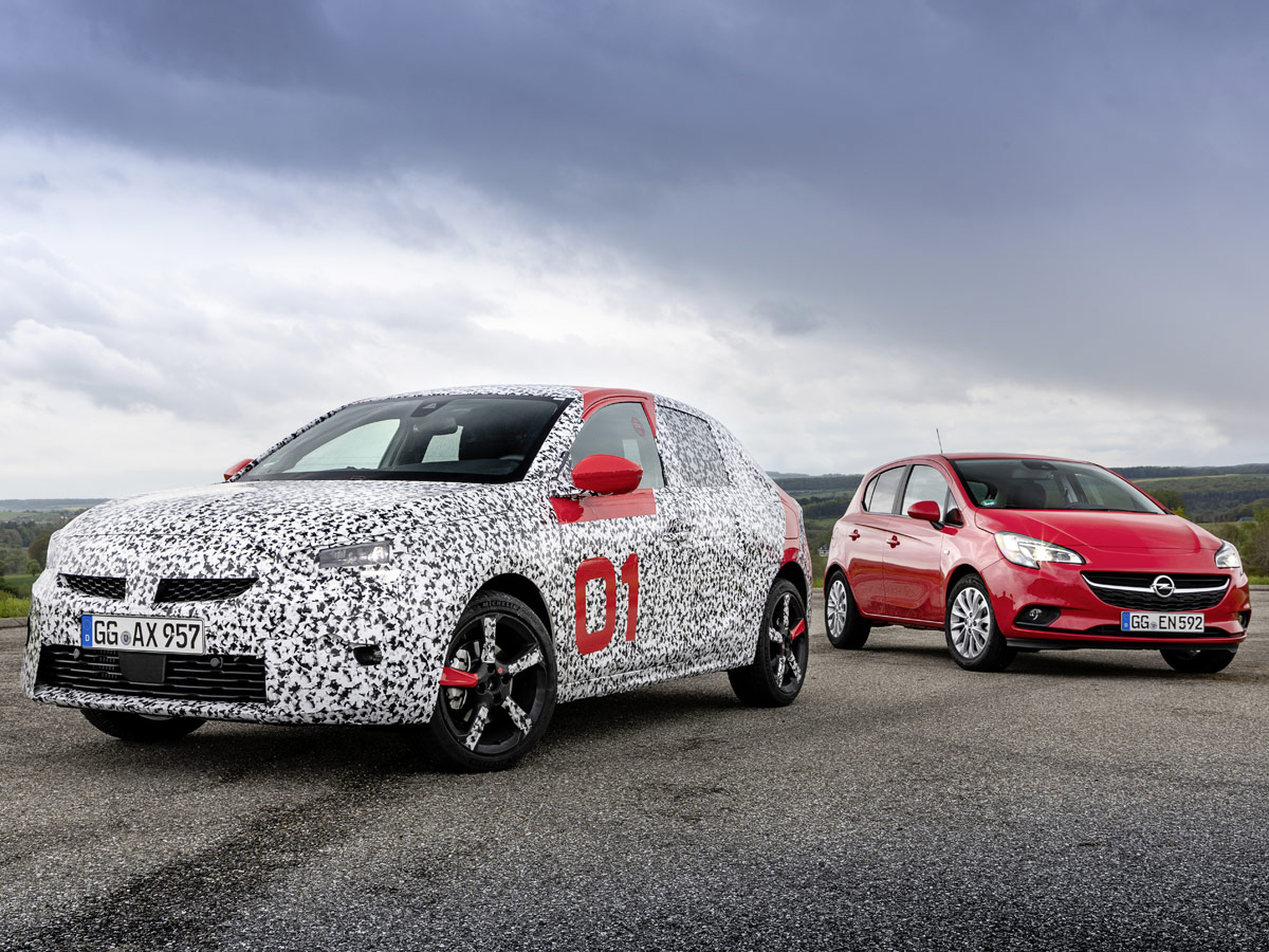 Prueba Opel Corsa 2020 fase desarrollo