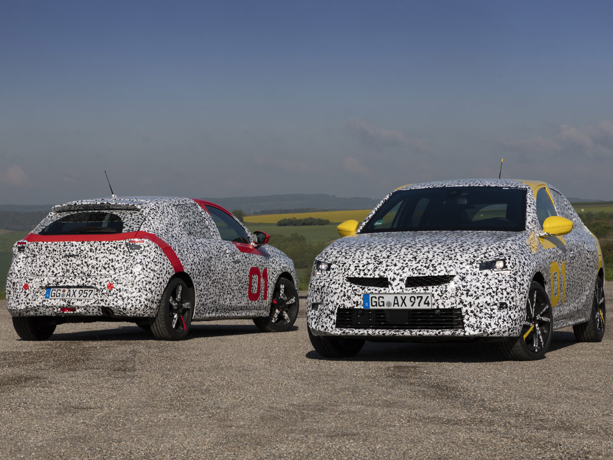 Prueba Opel Corsa 2020 fase desarrollo