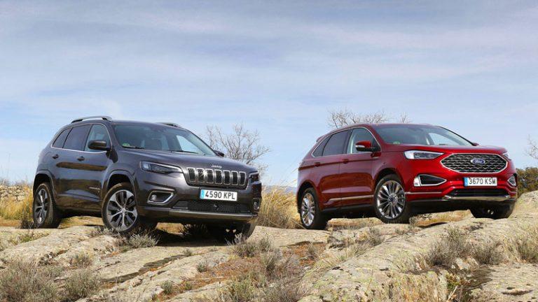 Comparativa Ford Edge vs Jeep Cherokee