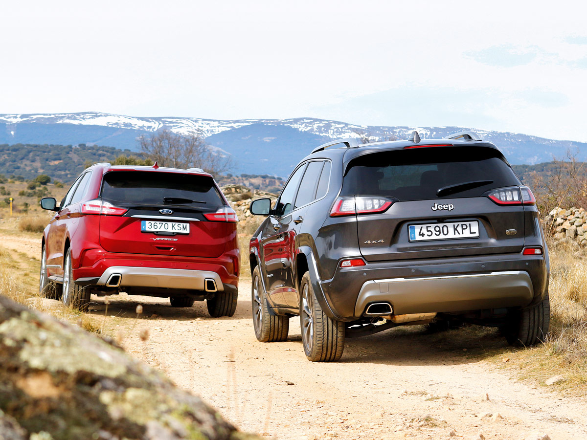 Comparativa Ford Edge vs Jeep Cherokee