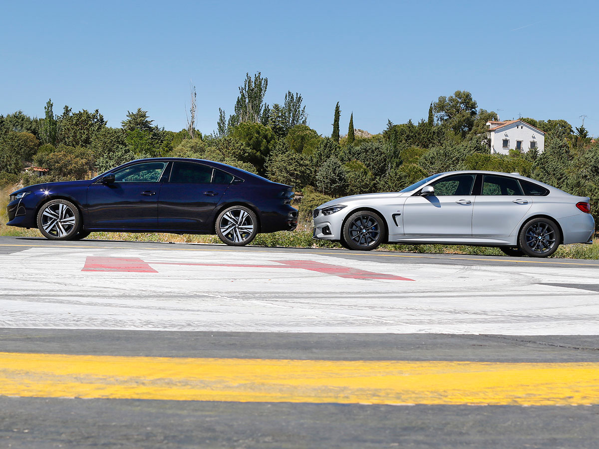 comparativa-bmw-420d-gran-coupe-peugeot-508-bhdi-180