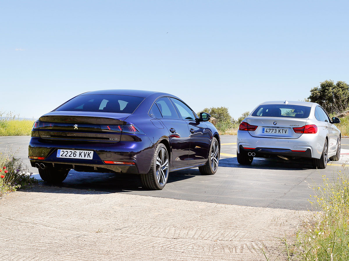 comparativa-bmw-420d-gran-coupe-peugeot-508-bhdi-180