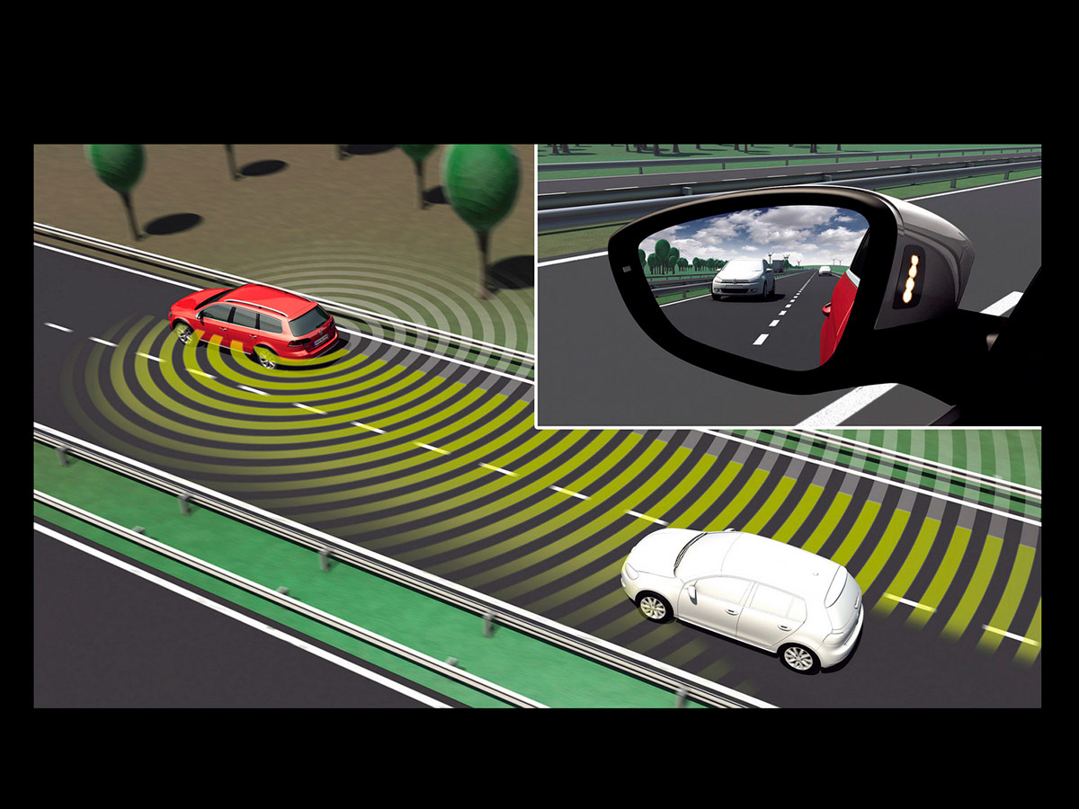 Dectector presencia angulo muerto