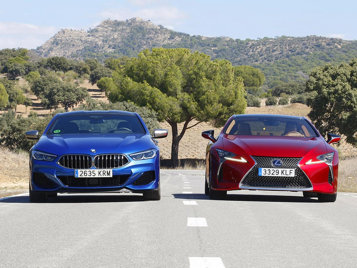 prueba BMW M850i xDrive Coupe frente a Lexus LC 500h