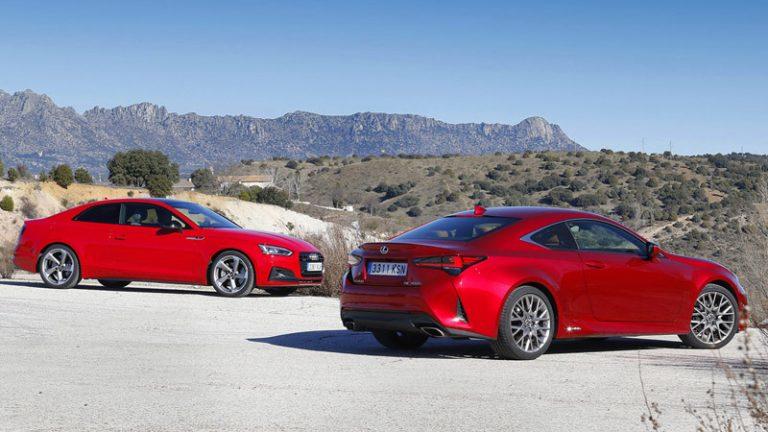 Comparativa Audi A5 Coupé vs Lexus RC