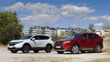 Comparativa Honda CR-V vs Toyota RAV4 2019