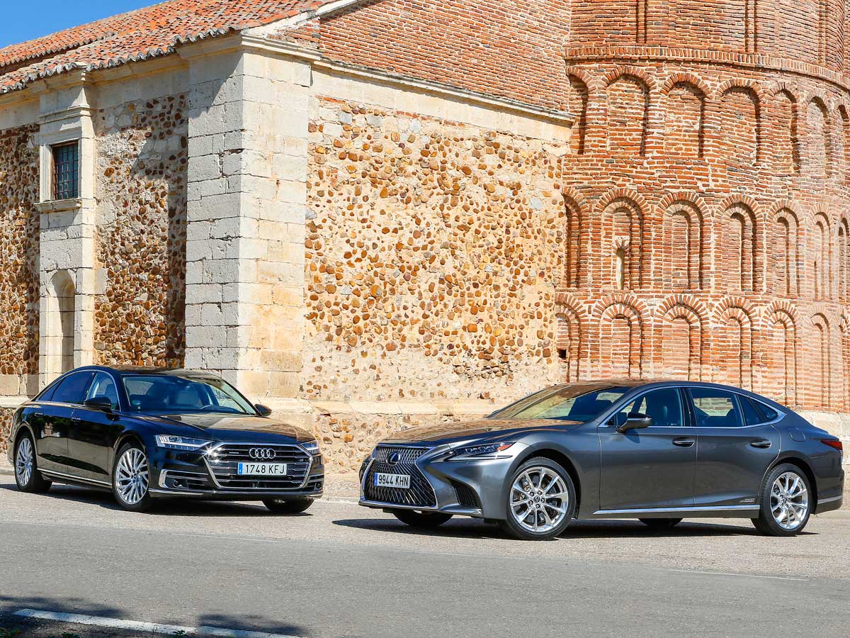 Lexus LS 500h y Audi A8 L