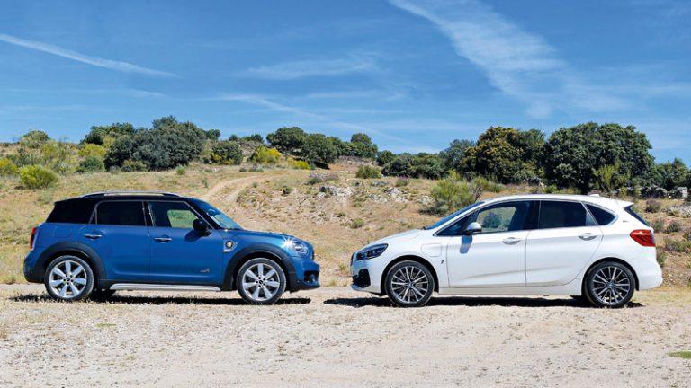 Comparativa BMW 225xe iPerformance Active Tourer vs MINI S E Countryman All4 2019