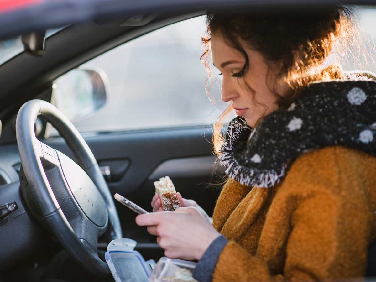 distracciones al volante