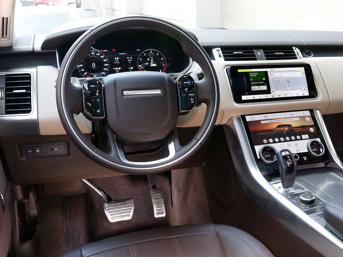 Range Rover Sport P400e interior HSE