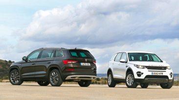 Comparativa Land Rover Discovery Sport vs. Škoda Kodiaq Scout 2019