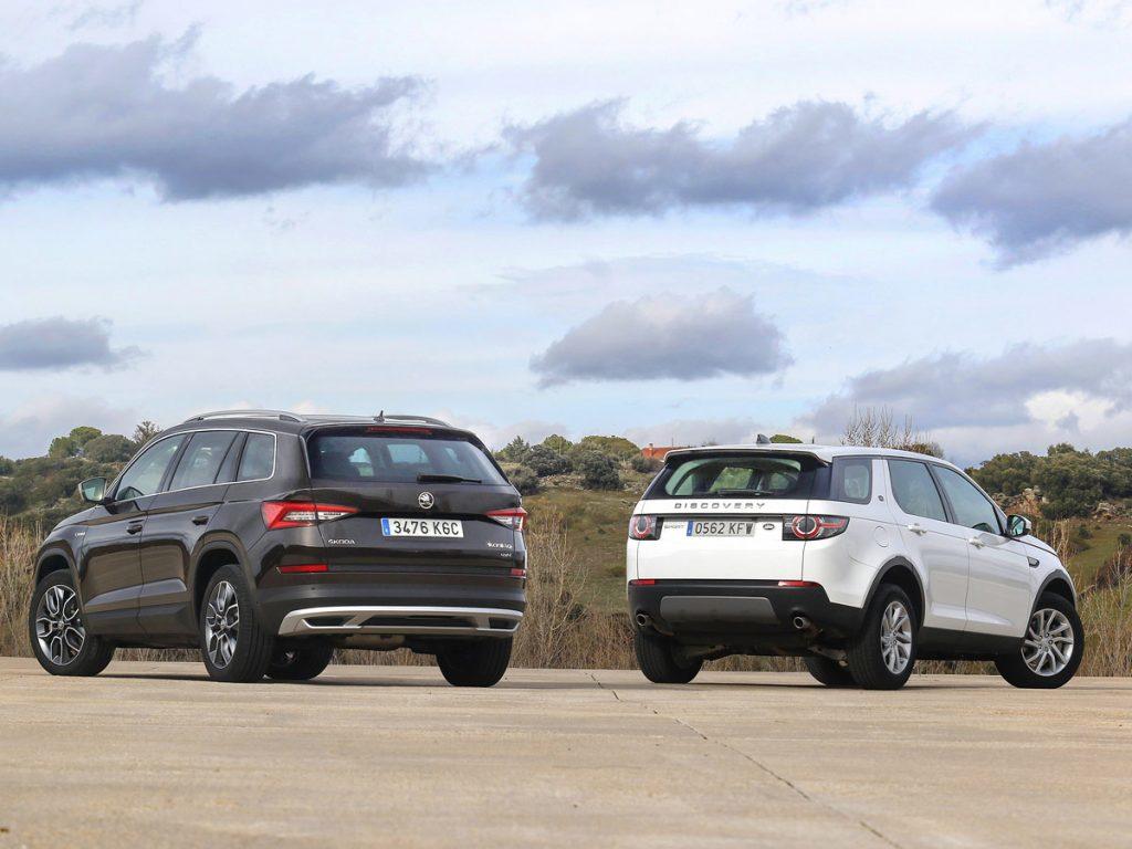 Comparativa Land Rover Discovery Sport vs. Škoda Kodiaq Scout 2019