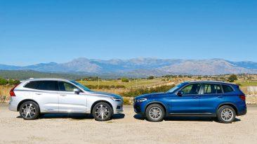 Comparativa Volvo XC60 D3 vs BMW X3 SDrive18d 2019