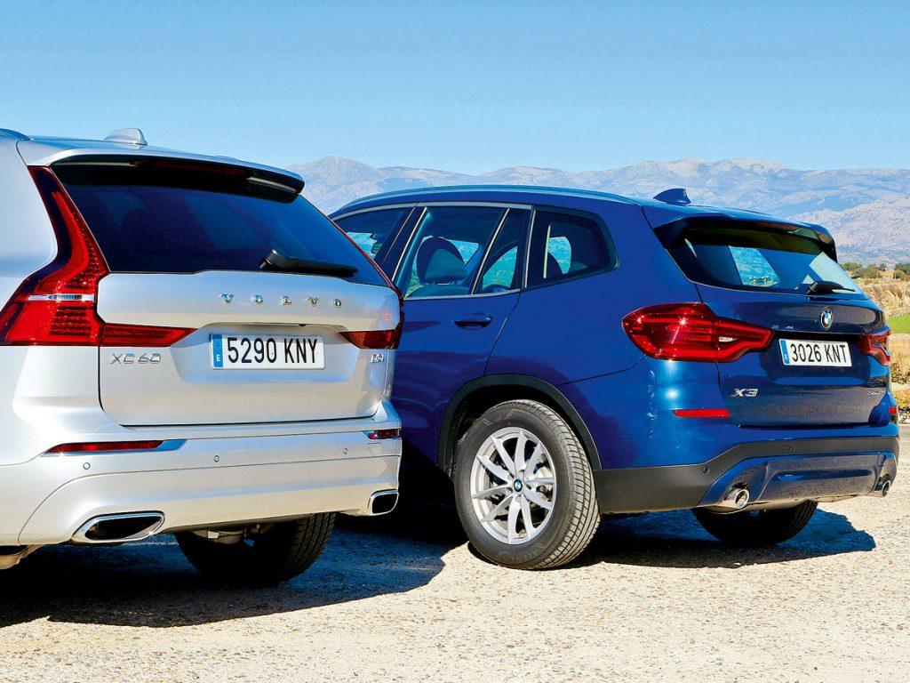 Comparativa de SUV premium accesibles BMW X3 vs. Volvo