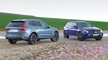 Prueba comparativa Volvo XC60 Twin Engine vs Mercedes-AMG GLC 43 2019