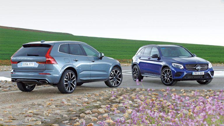 Prueba comparativa Volvo XC60 Twin Engine vs Mercedes-AMG GLC 43 2019