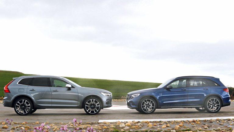 Prueba comparativa Volvo XC60 Twin Engine vs Mercedes-AMG GLC 43 2019