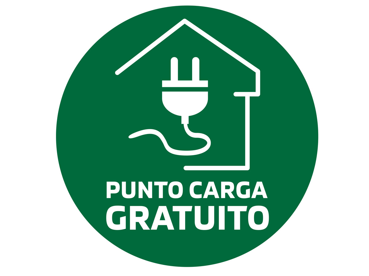 Punto de carga gratis de Mitsubishi