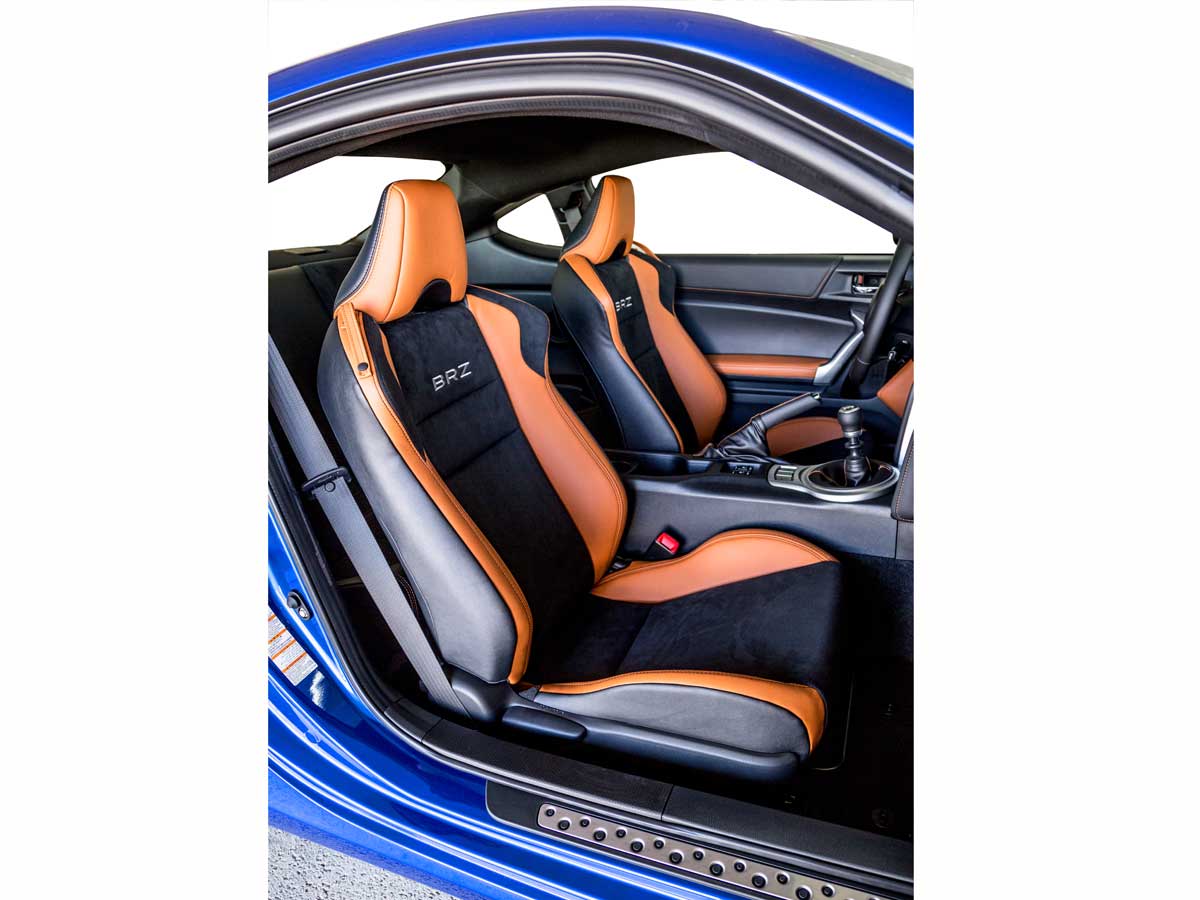 asientos del Subaru BRZ Special Edition