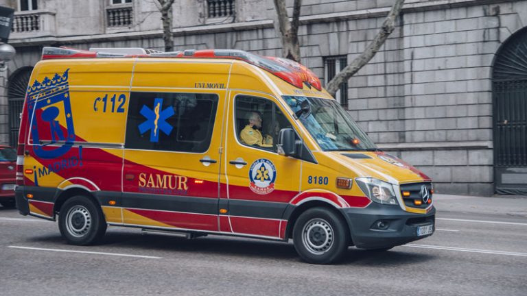 Accidente policías M45