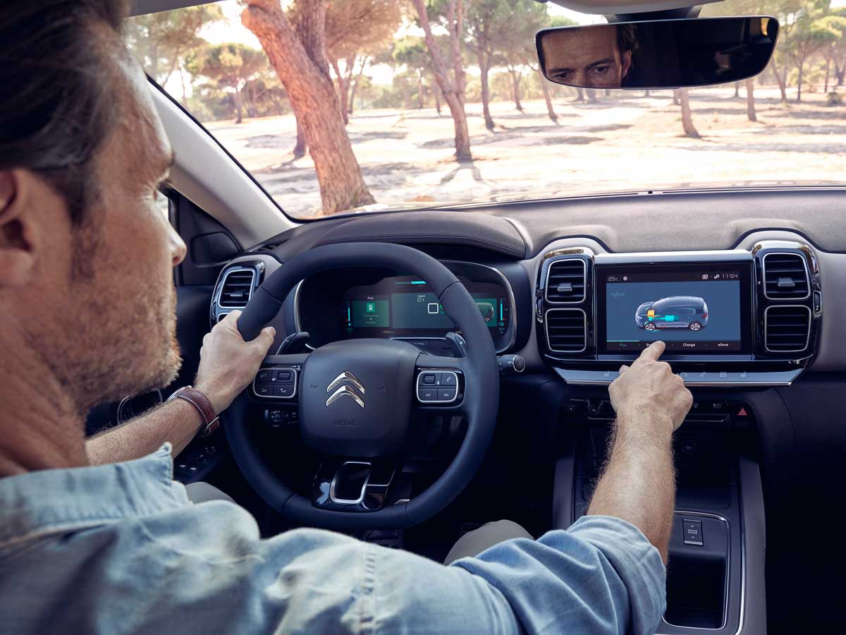 citroen c5 aircross híbrido interior