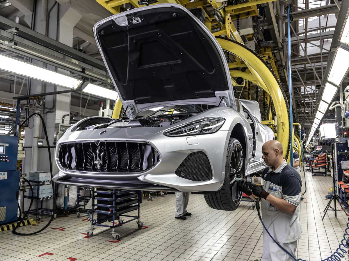 maserati granturismo fábrica