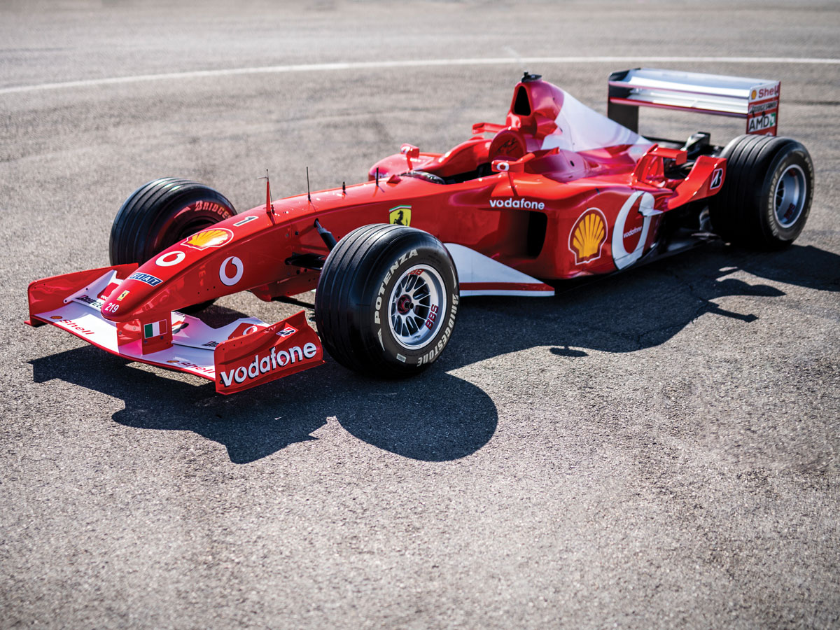 Subasta Ferrari F2002 Schumacher