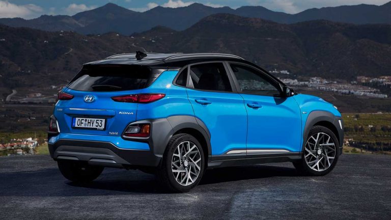 hyundai kona híbrido interior