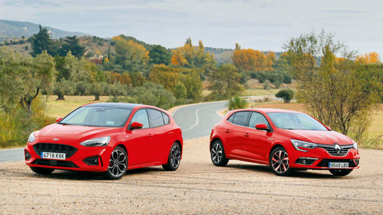 Comparativa Ford Focus ST Line vs Renault Megane