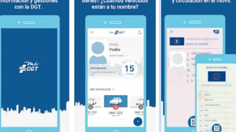 carné conducir móvil