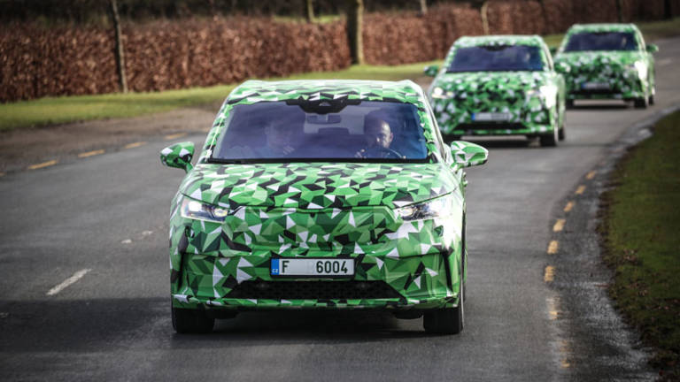 Skoda Enyaq eléctrico prueba