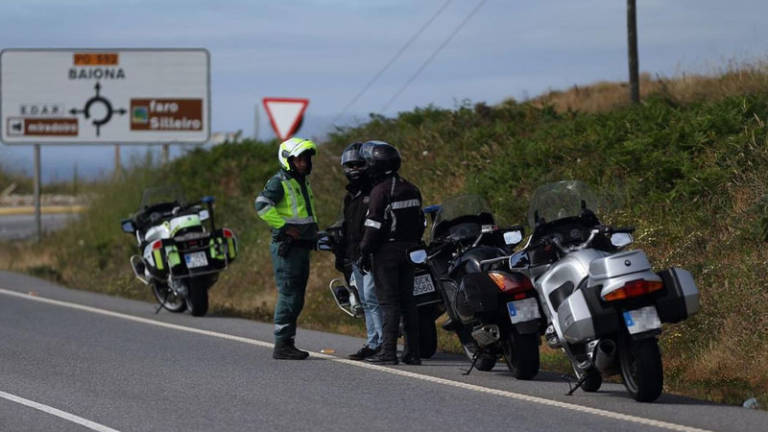 Motos camufladas Tráfico