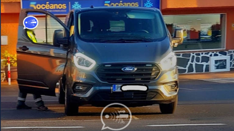 Furgoneta camuflada DGT