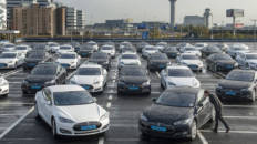 Taxis de Tesla Amsterdam