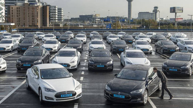 Taxis de Tesla Amsterdam