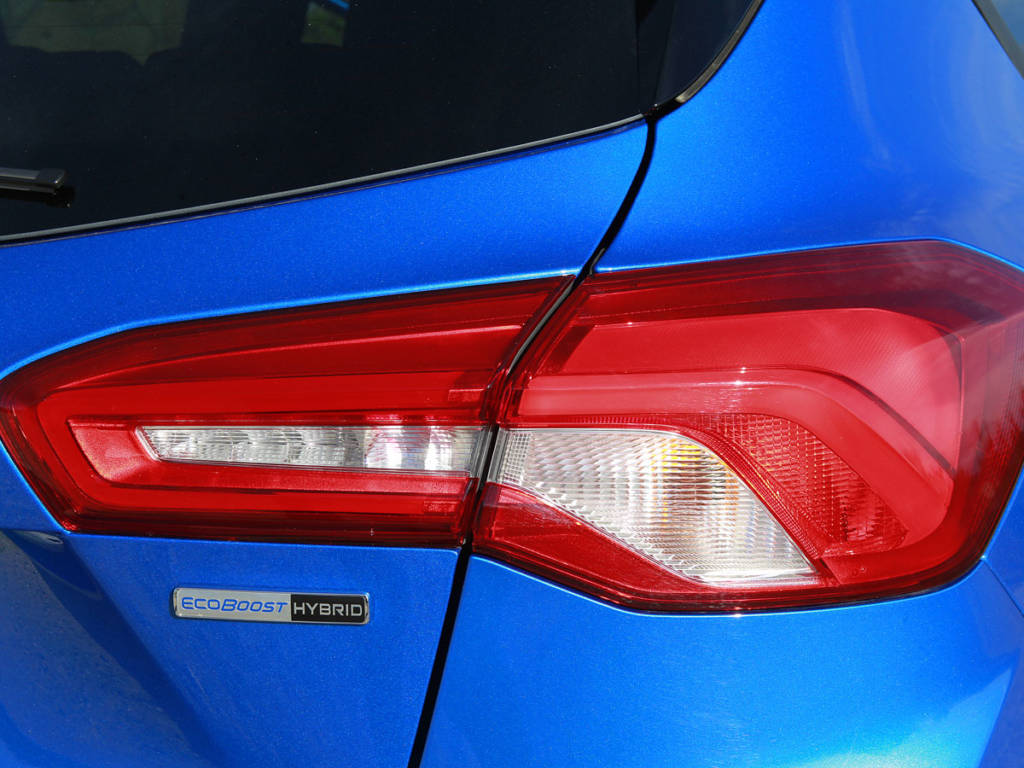Detalle de las ópticas traseras del Ford Focus MHEV