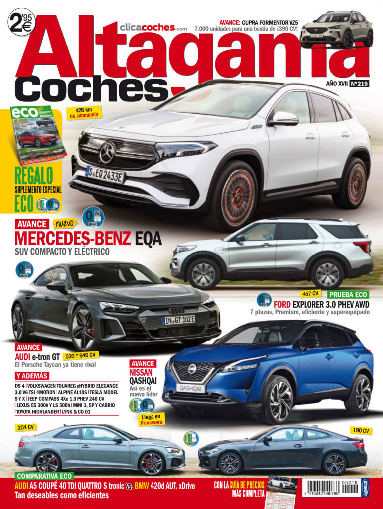El Mercedes-Benz EQA se muestra como el modelo más importante del último número de la revista Altagama