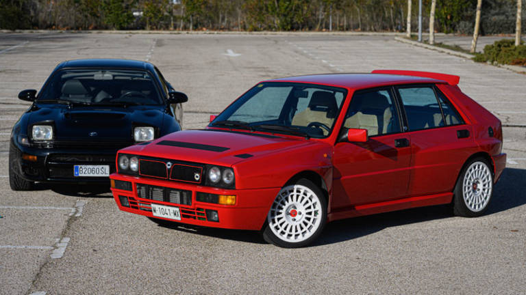 Comparativa histórica: Lancia Delta HF Integrale vs. Toyota Celica Turbo Carlos Sainz, los reyes de los tramos