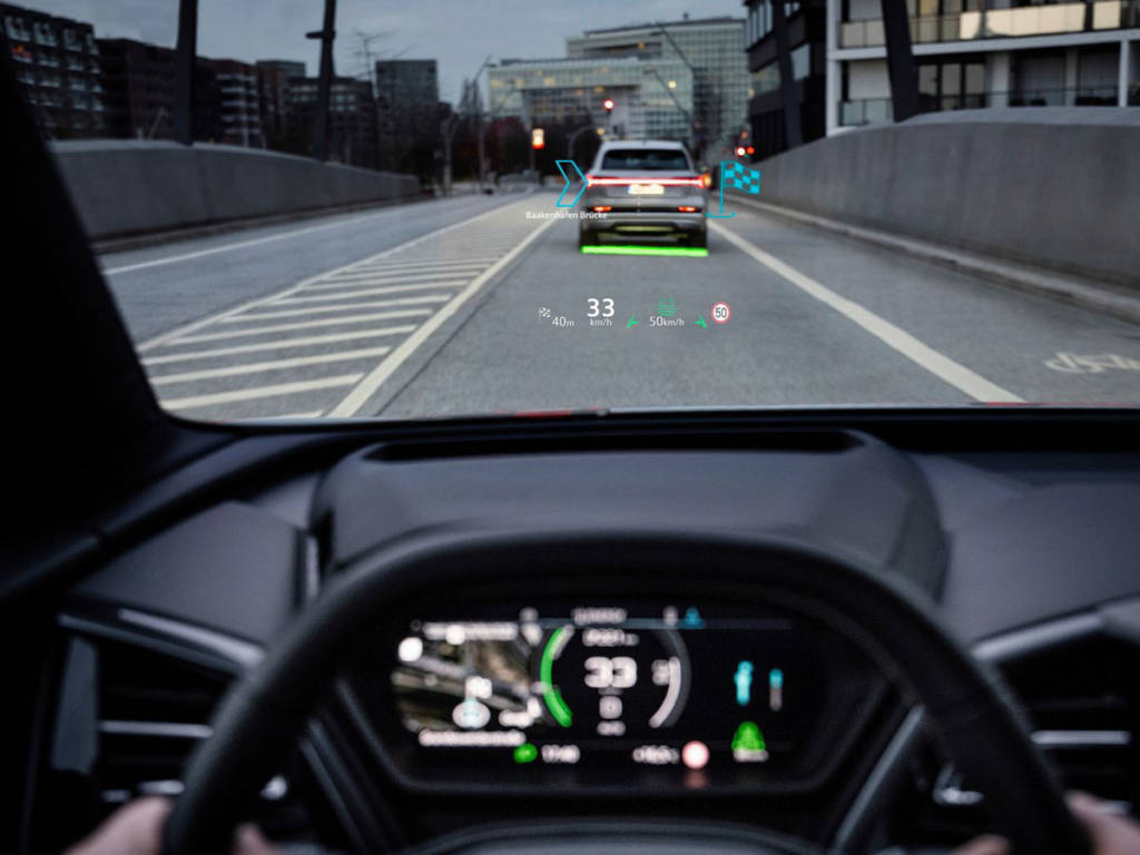 El Head-up display incorpora realidad aumentada